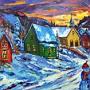 Plaisirs d'hiver 22''x28''