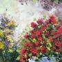 Fleurs en cascde - 30x24